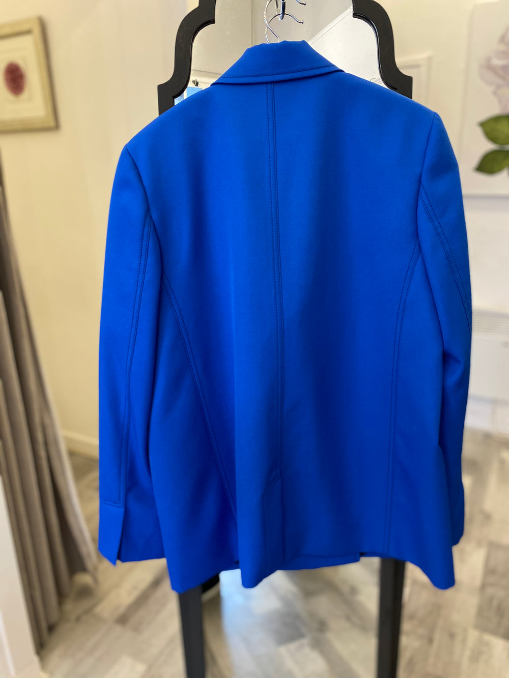 Pre Loved Victoria Beckham Cobalt Blue Jacket uk12