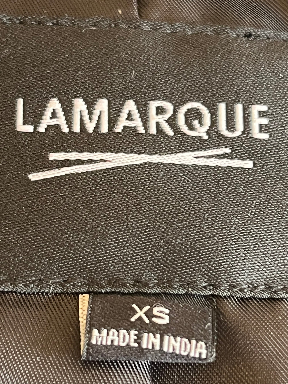 Pre Loved Lamarque Leather Jacket size XS but oversized