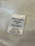 Pre Loved Balmain Double Breasted Lilac Wool Blazer size 34 fits UK 6