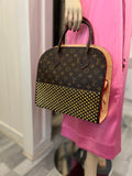 Pre Loved Collaboration Louis Vuitton Monogram & Christian Louboutin Studded Shopping Bag