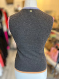 Pre Loved Chanel cashmere tank top size FR40 UK 12