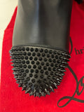 Pre Loved Christian Louboutin Olivia Snow 70 Spiked Boots uk 5 (new)
