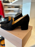 Gianvito Rossi Maxime heeled loafers  - Size UK 5.5