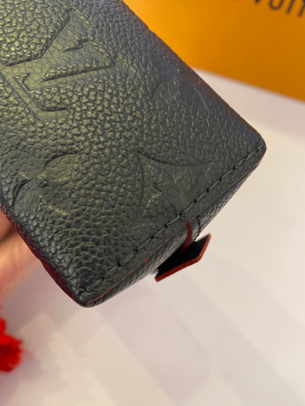 Pre Loved Louis Vuitton Cosmetic Pouch Empreinte Blue