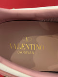 Pre Loved Valentino Backnet Perforated Leather Trainers UK 5.5