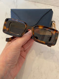 Pre Loved Loewe Square Tortoishell Anagram sunglasses (as new)