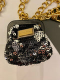 Pre Loved Dolce & Gabbana Sequin Bag Charm Necklace/Belt (as new)