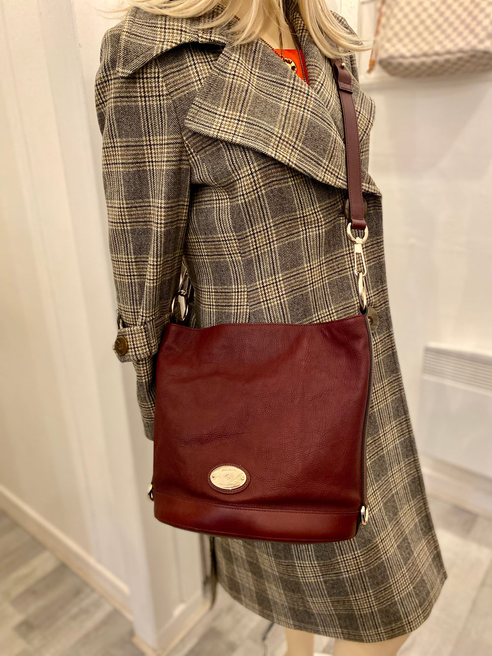 Pre Loved Mulberry Jamie in Oxblood Leather NEW Twice Loved Pre Loved Consignment Fashion