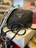Pre Loved Prada Crossbody in Black with 2 Straps (excellent)