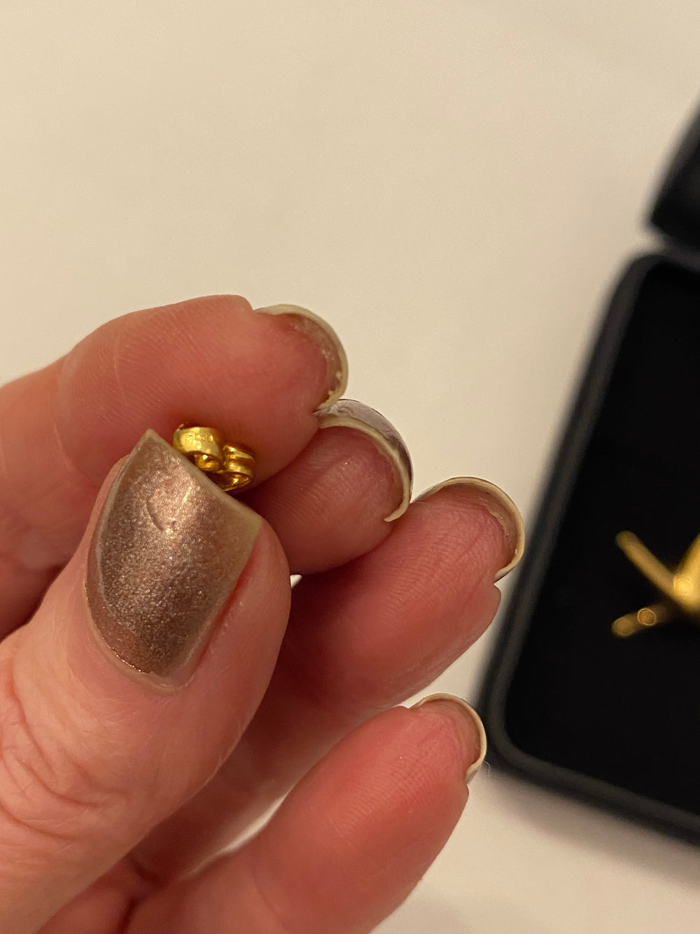 Preloved Tiffany & Co 18ct Gold Elsa Peretti Star Fish Earrings