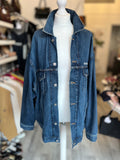 Pre Loved Balenciaga Oversized Denim Jacket -Size 40