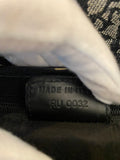Pre Loved Christian Dior Black Oblique Saddle Bag - Vintage