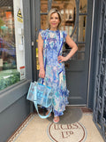 Pre Loved Marc Jacobs The Tote Bag Mesh Aqua Blue