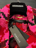 Versace Medusa Pink Tweed Blazer Suit IT 40 UK 8-10