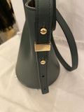 Pre Loved Victoria Beckham Petrol Mini Bucket bag (excellent)