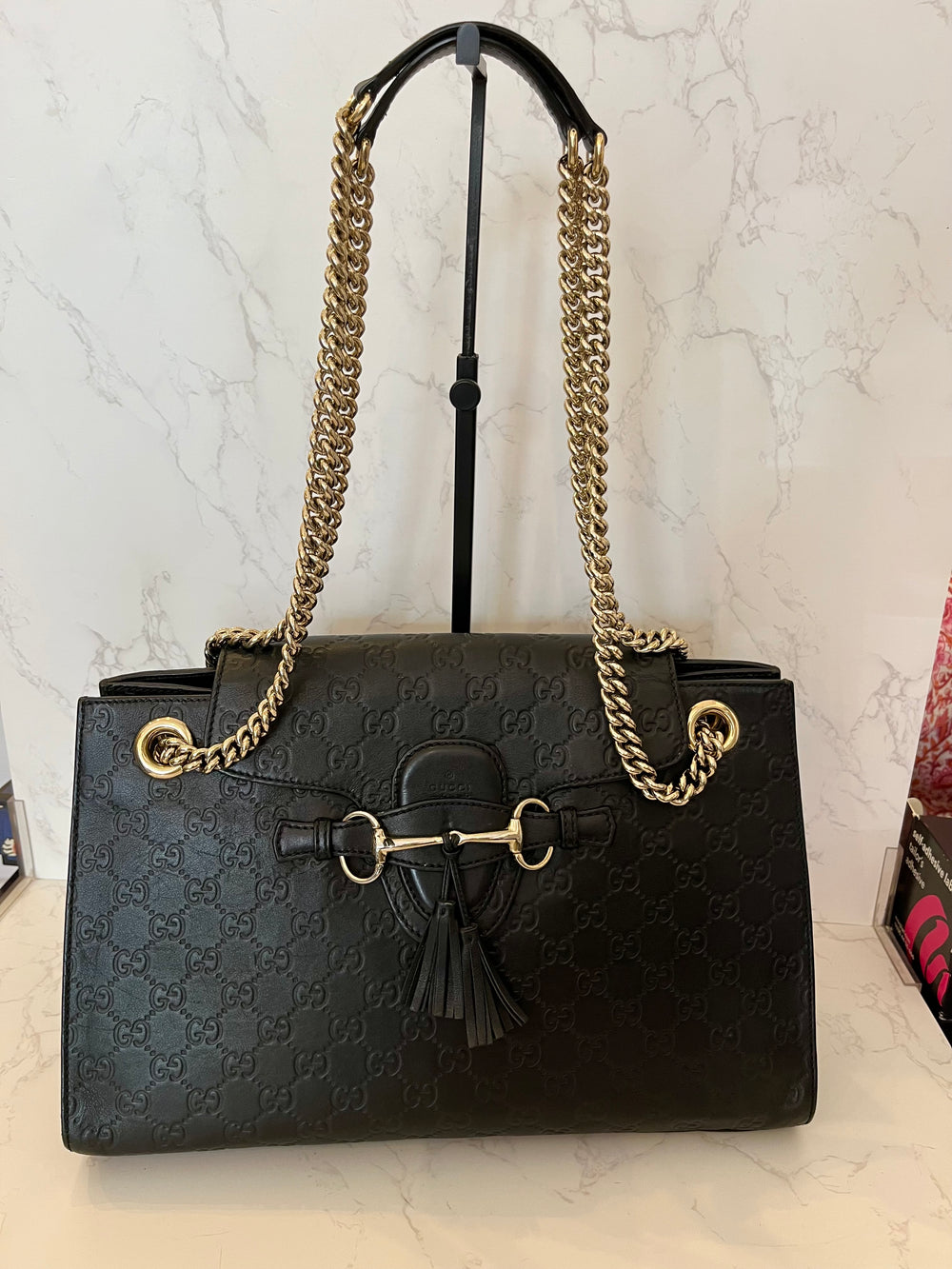 Pre Loved Gucci Emily Guccissima Tote Bag