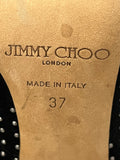 Pre Loved Jimmy Choo Anouk Suede Studded Heels UK 4