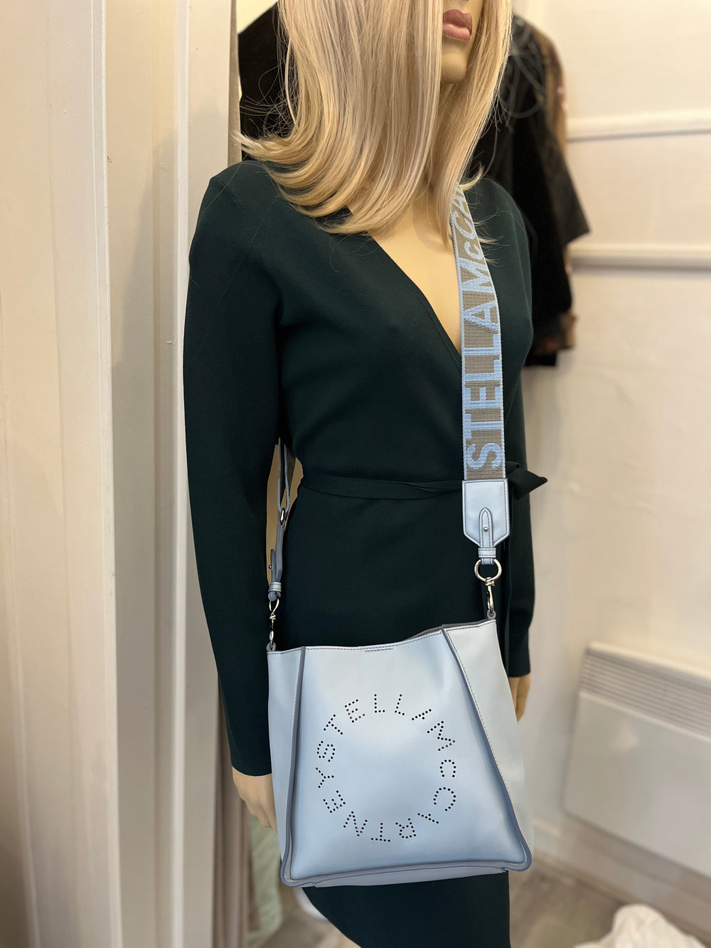 Pre Loved Stella McCartney Crossbody Dusty Blue (as new)