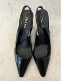 Pre Loved Prada Black Slingbacks UK5 (New)
