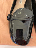 Miu Miu Black Patent Flat Shoes uk5 (new)