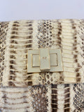 Pre Loved Anya Hindmarch Exotic Leather Clutch