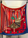 Pre Loved Hermes Cannes et Cannes 90cm silk scarf (excellent)