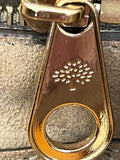 Pre Loved Mulberry Bayswater in Ochre Crackled Patent Leather