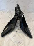 Pre Loved Prada Black Slingbacks UK5 (New)