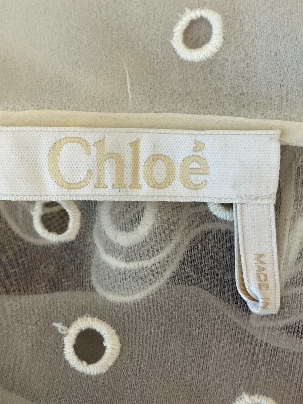 Pre Loved Chloe 100% Silk Floaty Top (excellent)