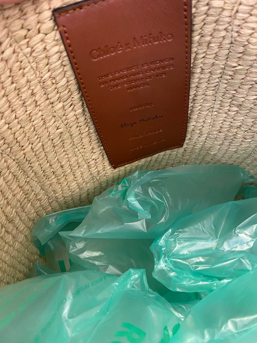 Pre Loved Chloe Large Woody Basket Bag (excellent)