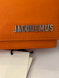 Pre Loved Jacquemus Le Bambino Homme Flap Bag in Orange (as new)