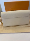 Pre Loved Louis Vuitton Twist West Bag in Quartz - NEW