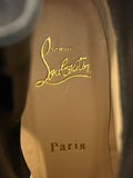 Pre Loved Christian Louboutin Olivia Snow 70 Spiked Boots uk 5 (new)
