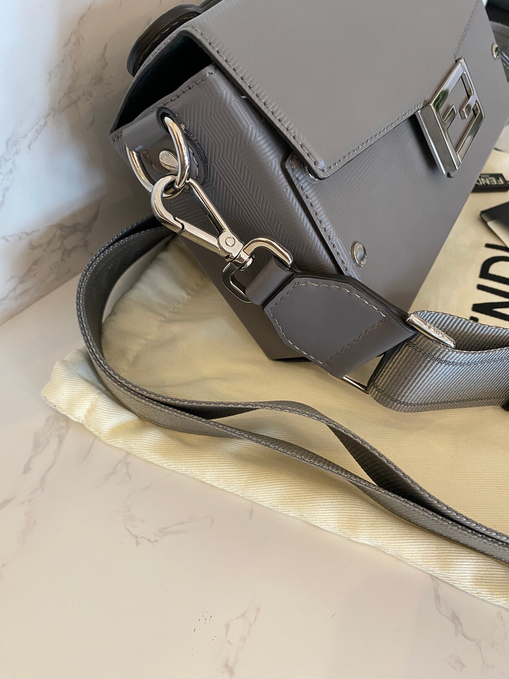 Pre Loved Fendi Baguette Soft Trunk Bag Unisex (as new)