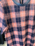 Preloved Louis Vuitton Check Wool/Mohair Dress uk10