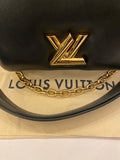 Pre Loved Louis Vuitton Twist MM in Black Leather (excellent)