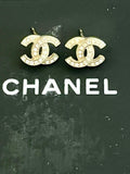 Pre Loved Chanel CC Diamanté Earrings (excellent)