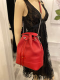 Pre Loved Ninon de Lancel Red Bucket Bag (new)