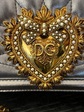 Dolce & Gabbana Devotion Shoulder Bag in Gunmetal