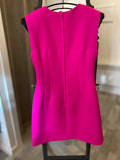 Pre Loved Dolce & Gabbana Pink Wool Crepe Mini Dress Size 42 uk10 (new)