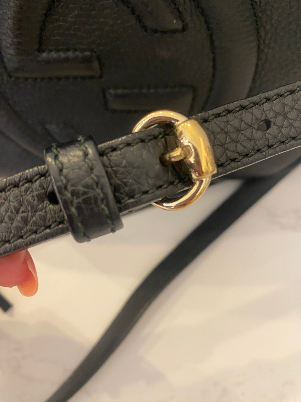 Pre Loved Gucci Black Soho Disco Crossbody Bag