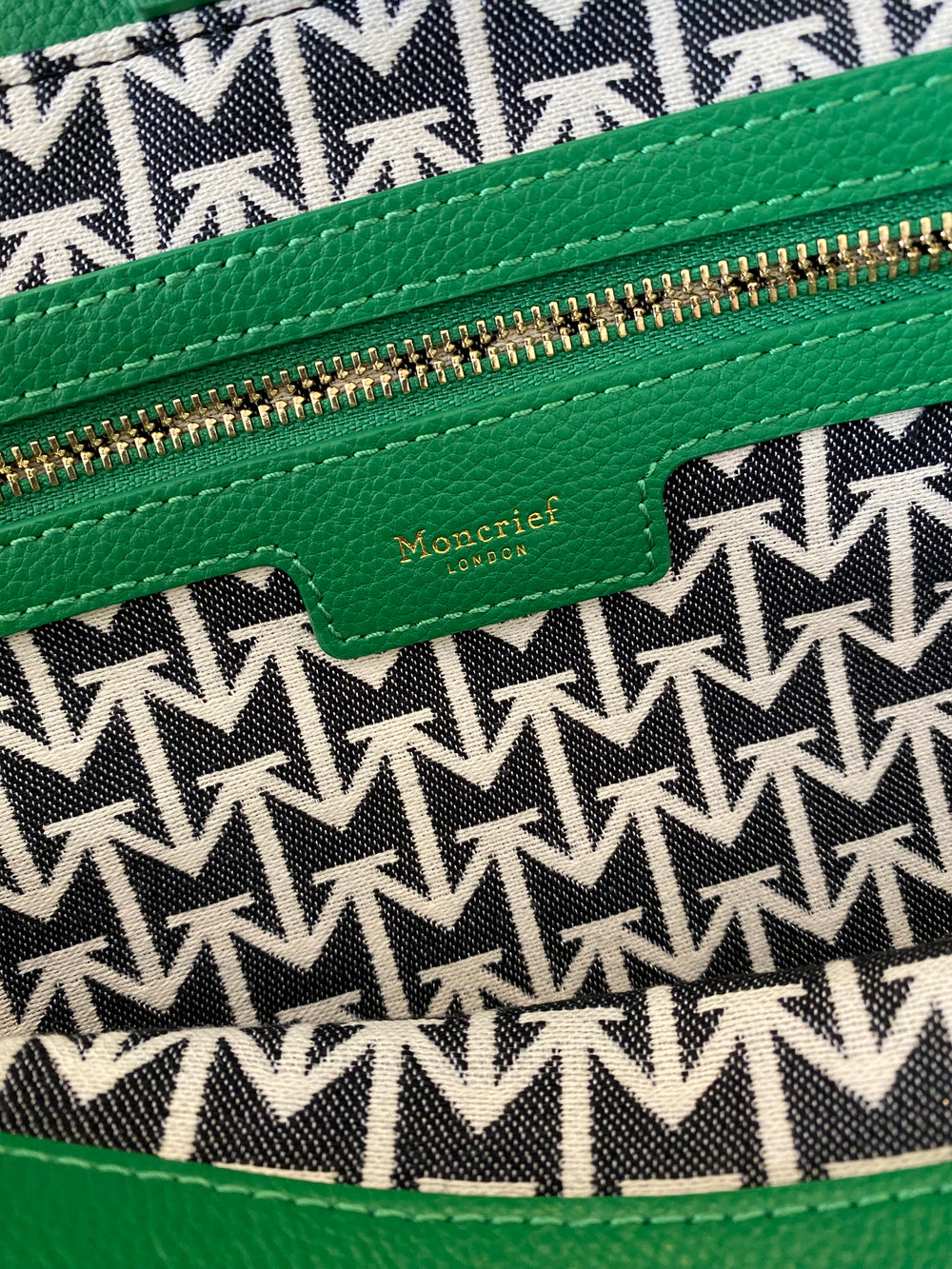 Preloved Moncrief Emerald Green London Chrissy Oversized Tote - NEW