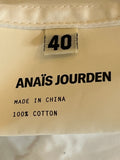 Ansis Jourden White Frill Mini Dress