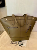 Pre Loved Mulberry Camden Shopper in Dark Palm (excellent)