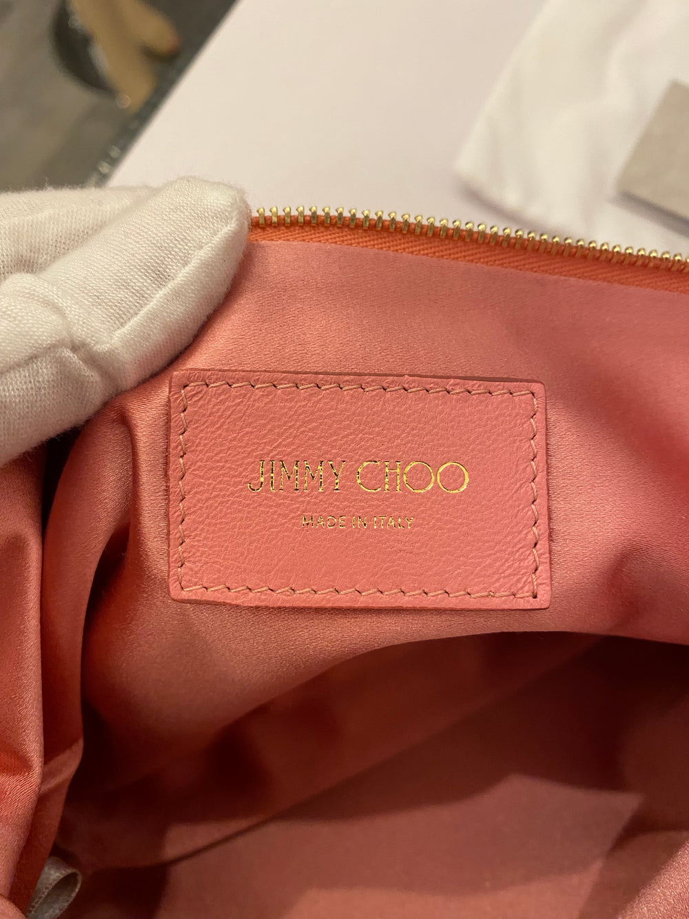 Pre Loved Jimmy Choo Callie Candy Floss Suede Grab Bag