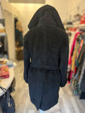 Pre Loved Max Mara Alpaca Hooded Coat UK 10