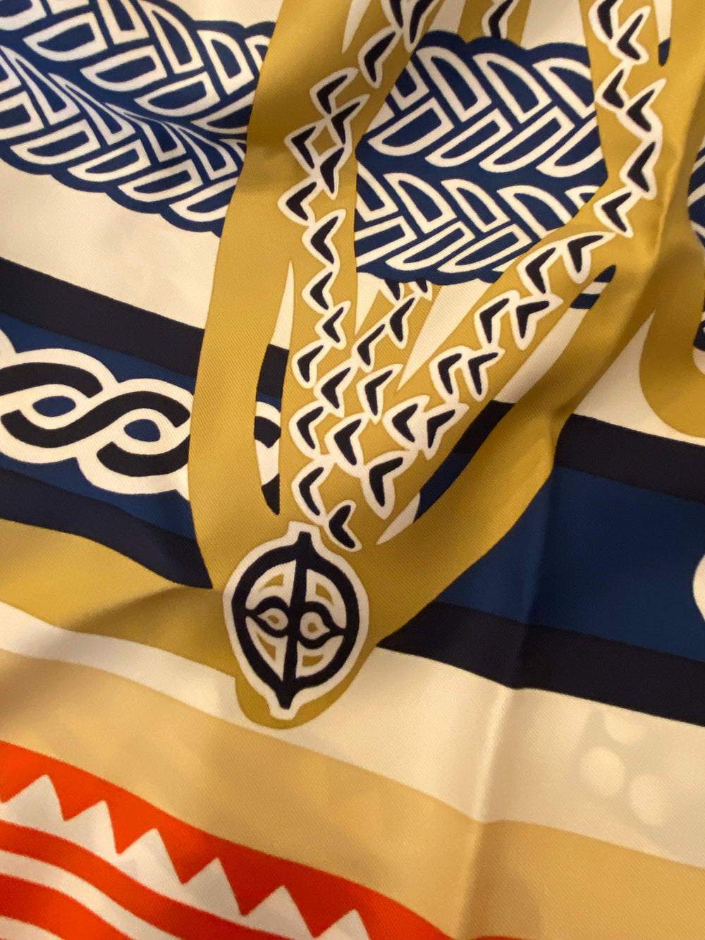 Pre Loved Hermes Silk 'Fantaisie D'Etriers' Scarf (new)