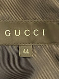 Gucci Double Breasted Pea Coat Jacket in Navy UK12