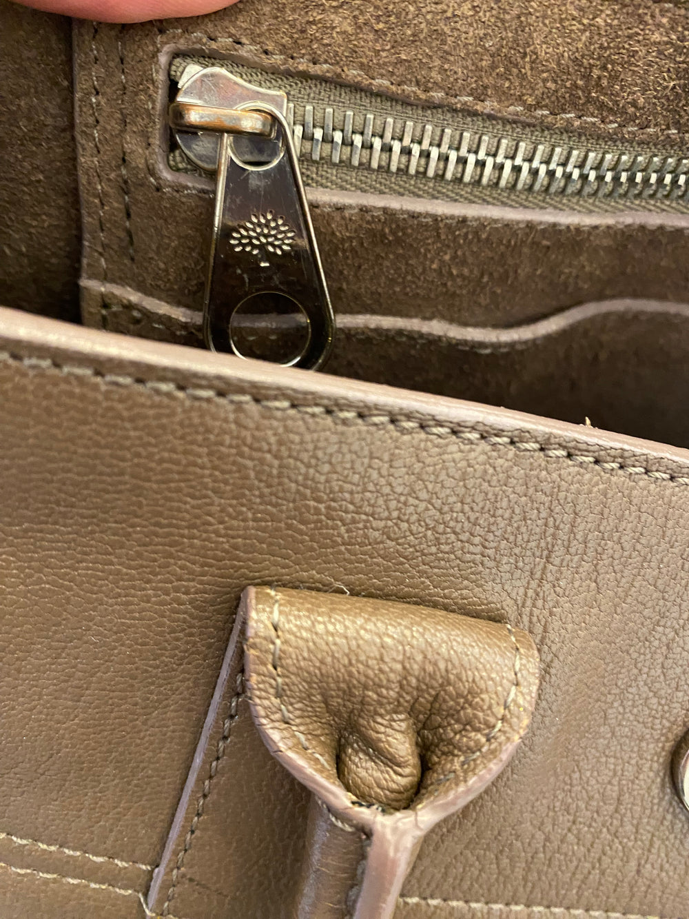 Pre Loved Mulberry Bayswater in Mid Brown
