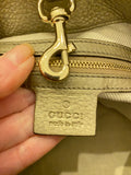 Pre Loved Gucci Soho Chain Shoulder Bag in Metallic Champagne Leather (excellent)